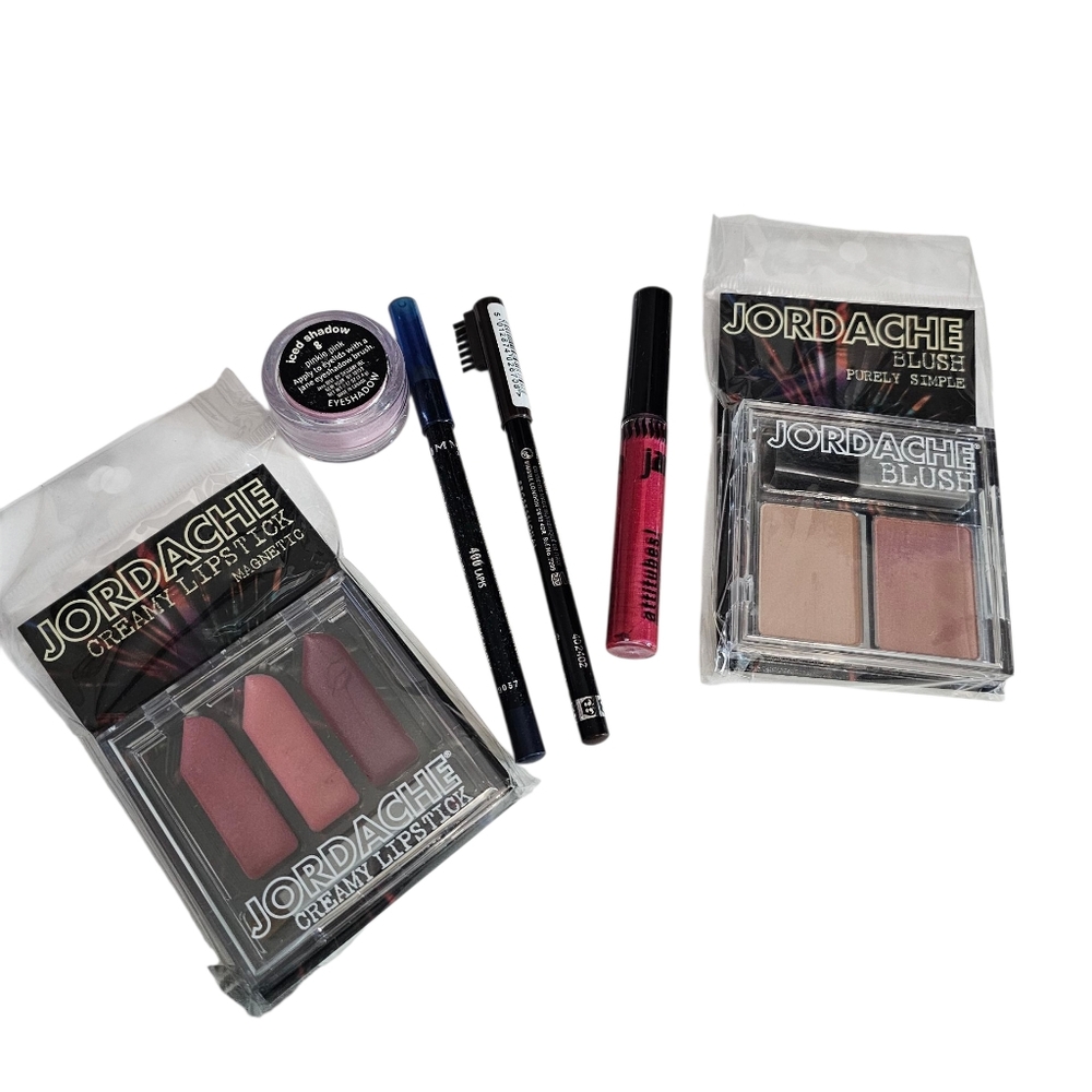 Assorted Makeup Lot Spark It Up Jane Rimmel Jordache Eyeliner Lip Gloss Blush